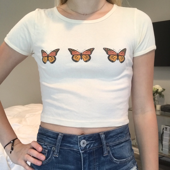 Deeply | Tops | Butterfly Crop 